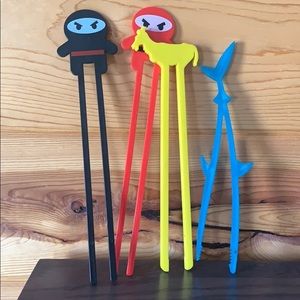 Training Chopsticks Goat Ninja Shark